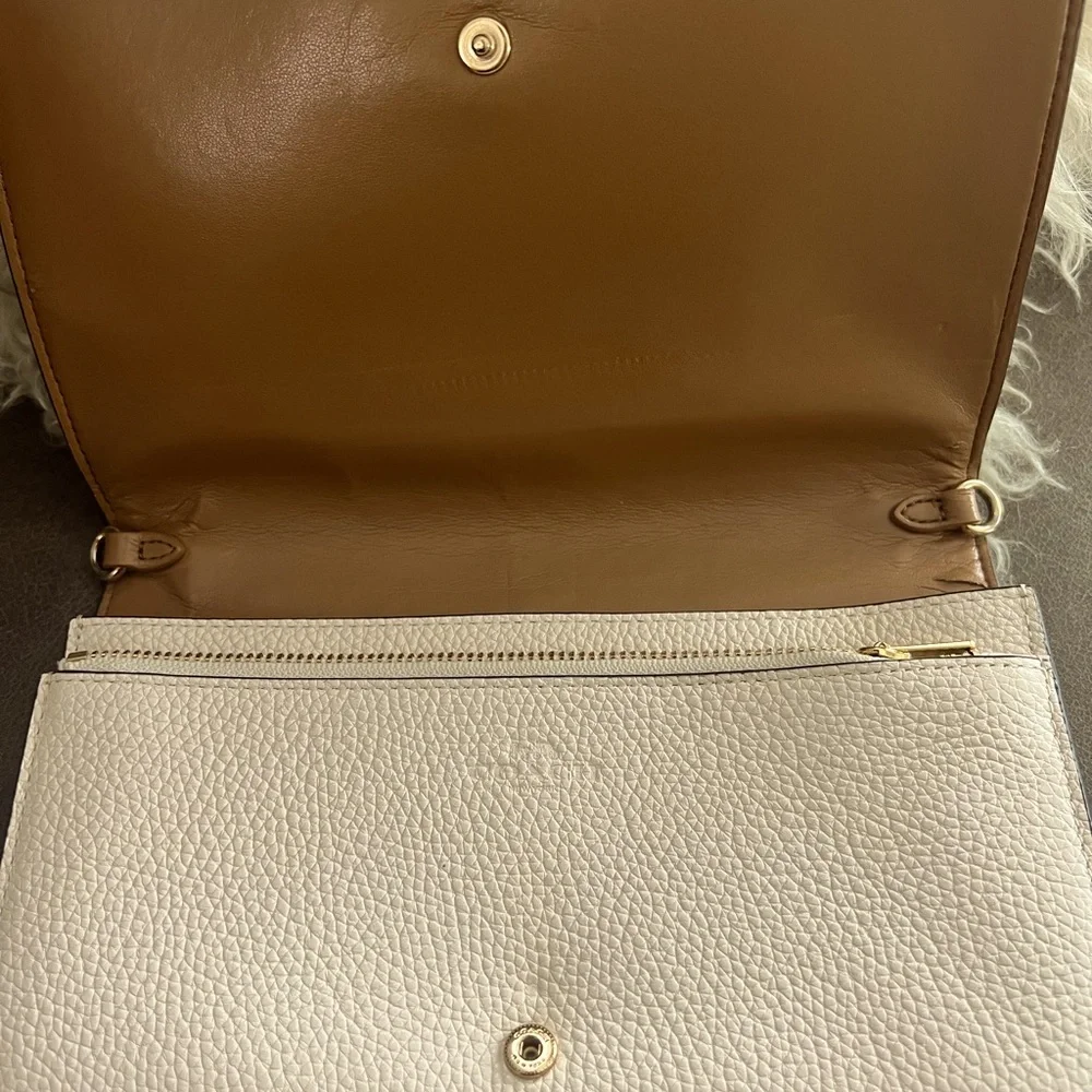 Coach Cream Floral Mini Crossbody Bag - Picture 10 of 14